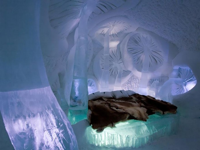 Ice Hotel in Jukkasjarvi, Suécia