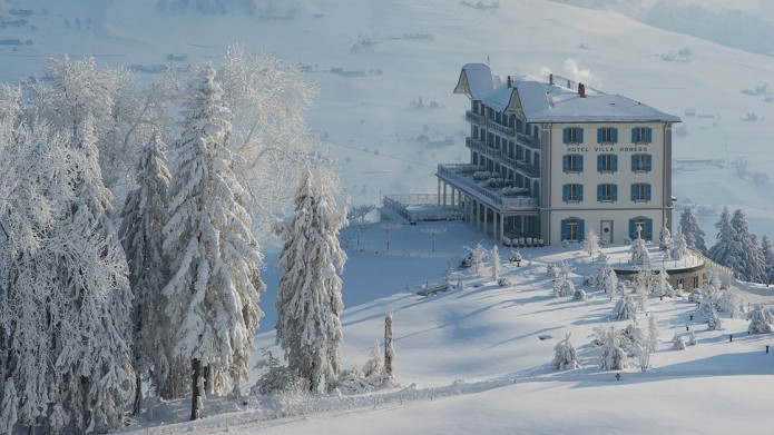 Hotel de luxo na Suíça