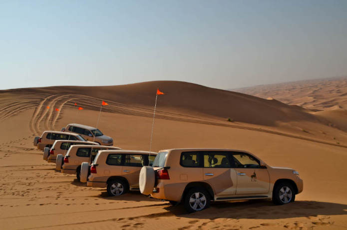 Passeios turísticos pelo deserto de Dubai