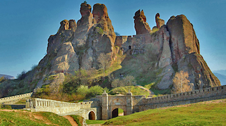 Belogradchik Rocks na Bulgária